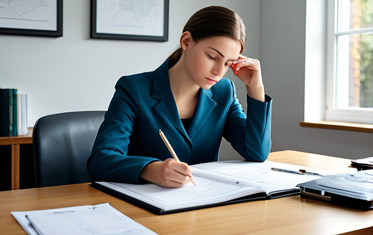 유아교육지도사 이직 시 고려해야 할 사항 - Career Reassessment**

"A person thoughtfully sitting at a desk, reviewing career goals and options....