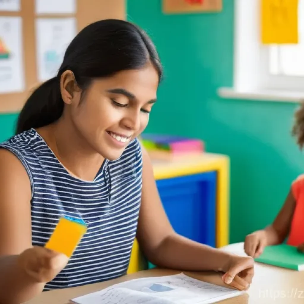 유아교육지도사 신입과 경력직 연봉 비교 - **Prompt 1: The Aspiring New Early Childhood Educator**
    A vibrant indoor classroom scene, filled...