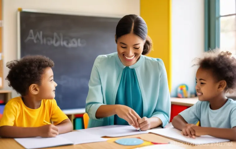 유아교육지도사 이직 성공 사례 - **Prompt 1: "Unveiling Hidden Talents"**
    A bright and inspiring image of a female early childhoo...