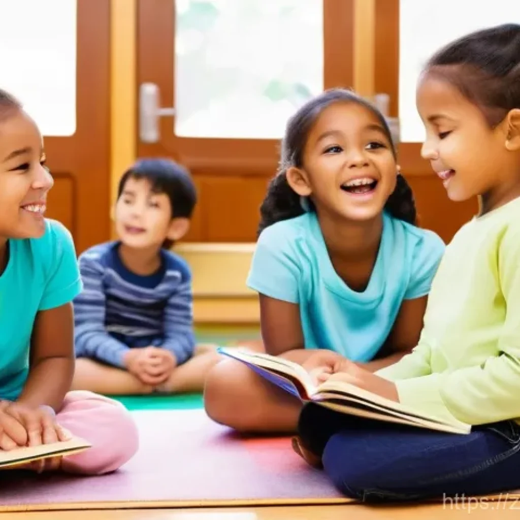 유아교육지도사 자격증 취득 후 추천 근무처 - **Prompt 1: A Nurturing Kindergarten Story Time**
"A warmly lit, vibrant kindergarten classroom ...