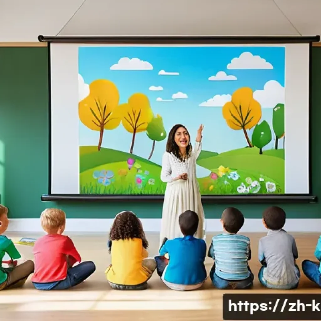유아교육지도사 실기시험 준비 중 빈출 문제 정리 - **Prompt 1: Innovative Classroom Engagement**
A female early childhood educator with a warm smil...